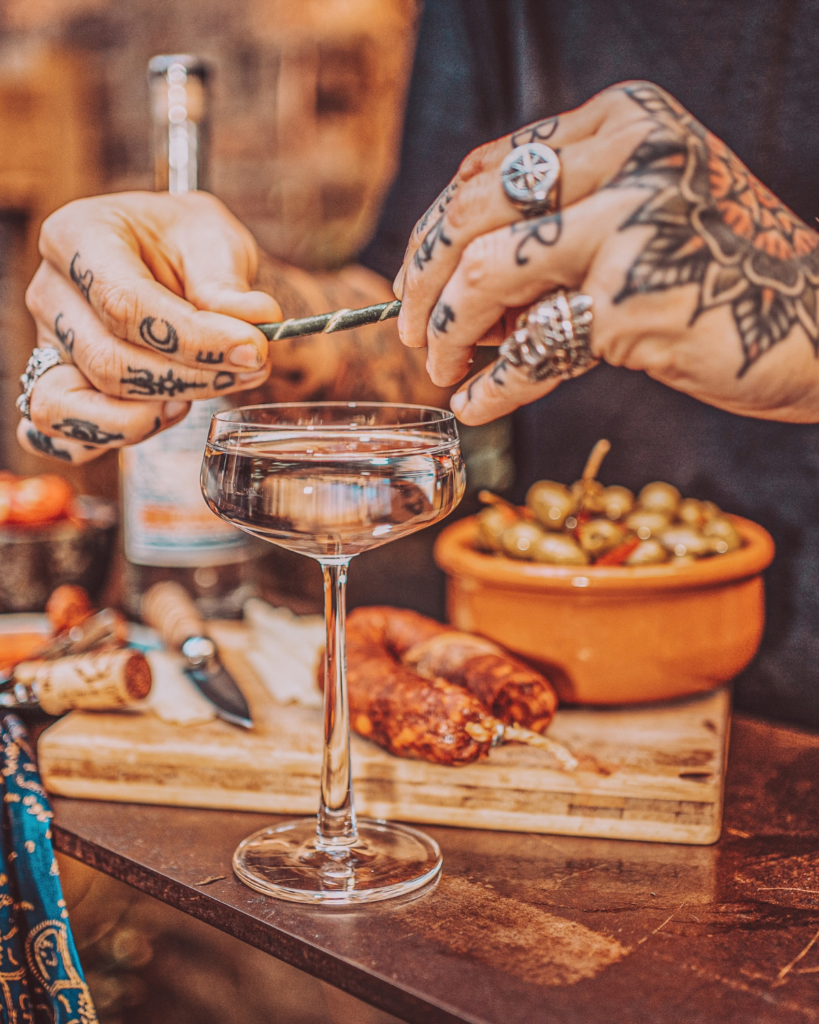 hospitality venue food and drinks photography showcasing event atmosphere