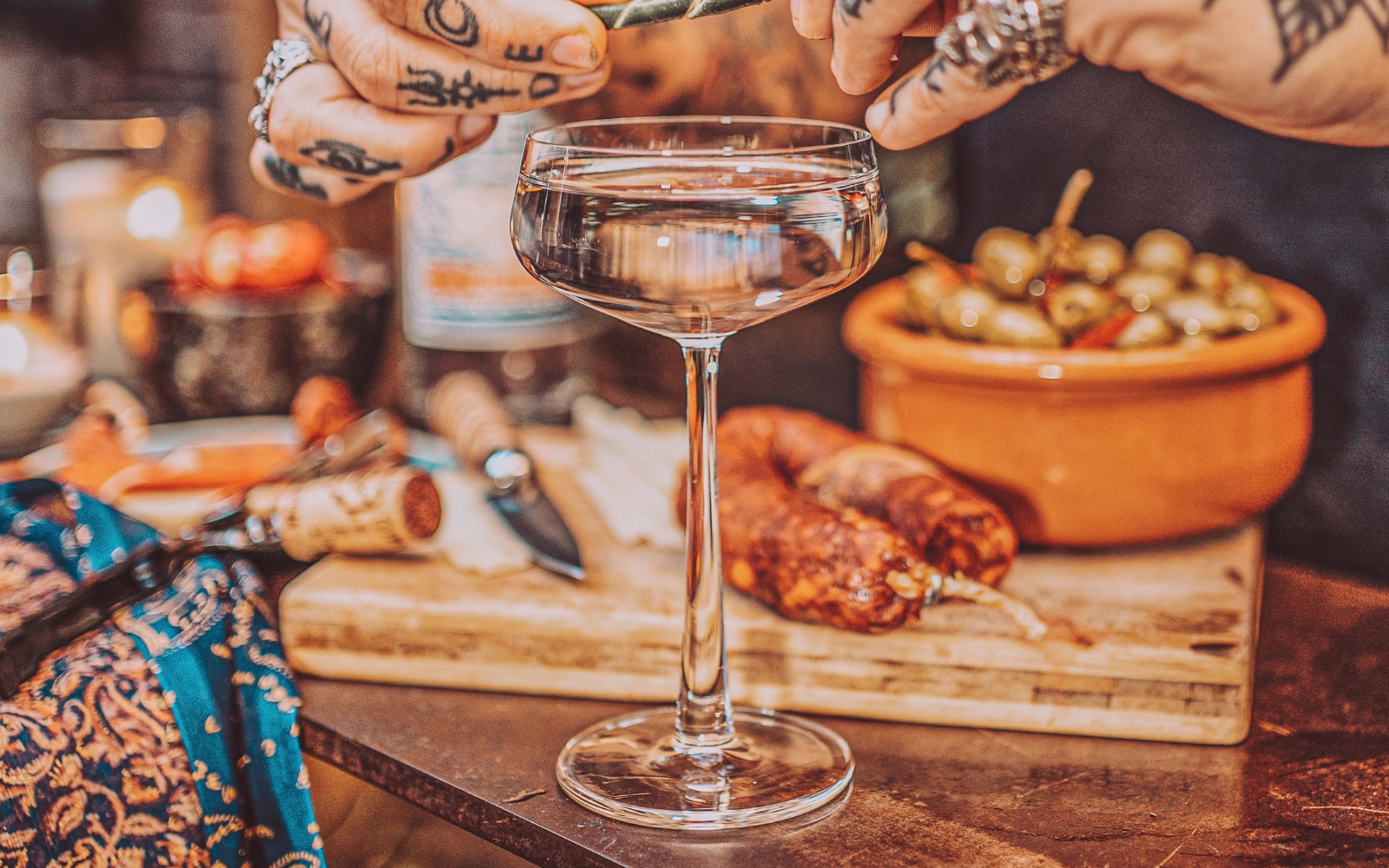 hospitality venue food and drinks photography showcasing event atmosphere